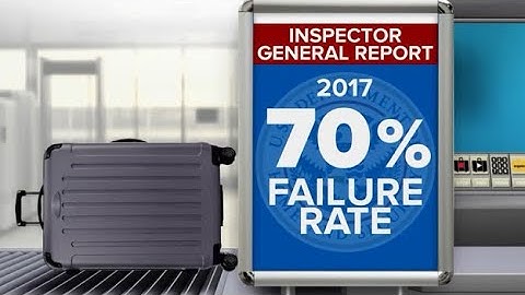 TSA Failed To Detect Weapons, Bombs During Most Screening Tests