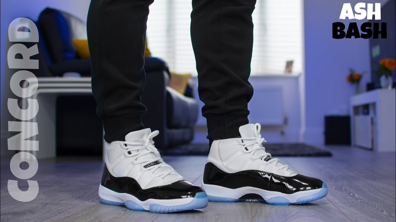 jordan 11 on feet