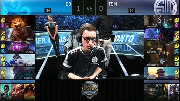 TSM vs C9 Game 2 - NA LCS 2016 Summer Final - Team SoloMid vs Cloud 9