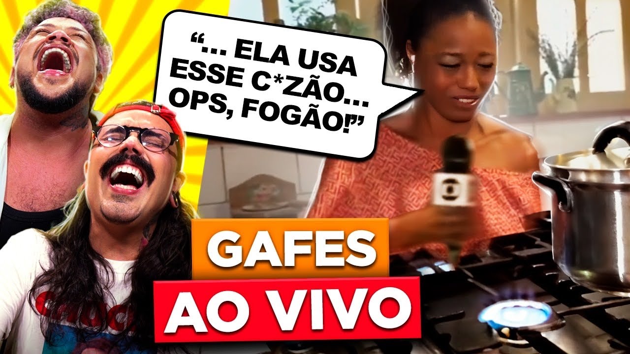 MICOS E GAFES EM REPORTAGENS AO VIVO #4 | Diva Depressão