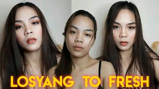 Losyang to Fresh Look | Makeup transformation | Makeup ng walang tulog na nanay charot!