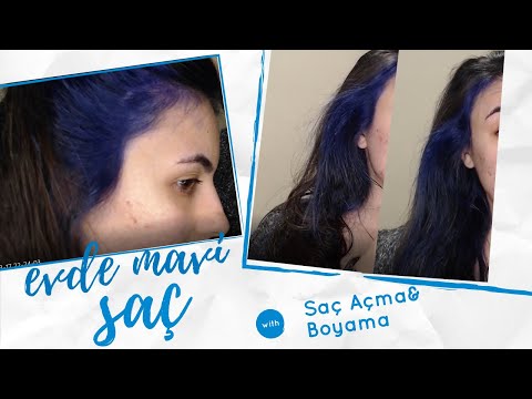 Video: Saç Maviye Nasıl Boyanır: 14 Adım (Resimlerle)