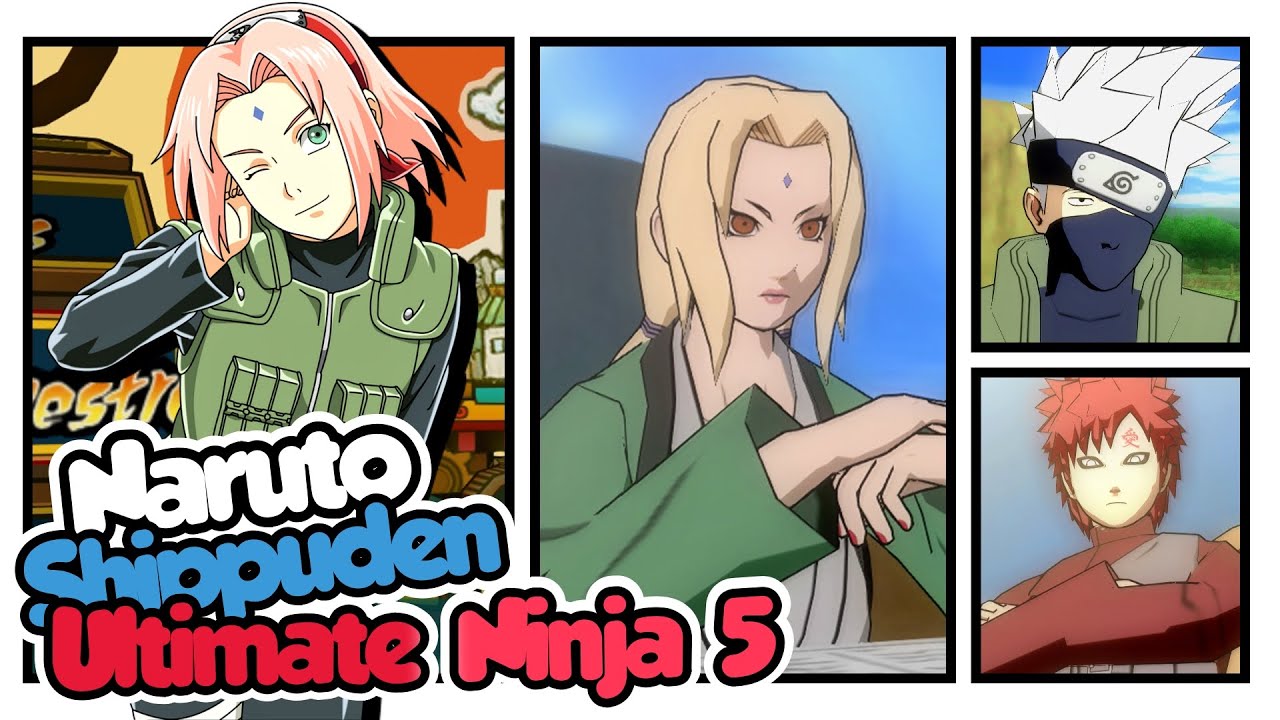 Naruto Shippuden Ultimate Ninja 5 Latino PS2 - by: Wilner