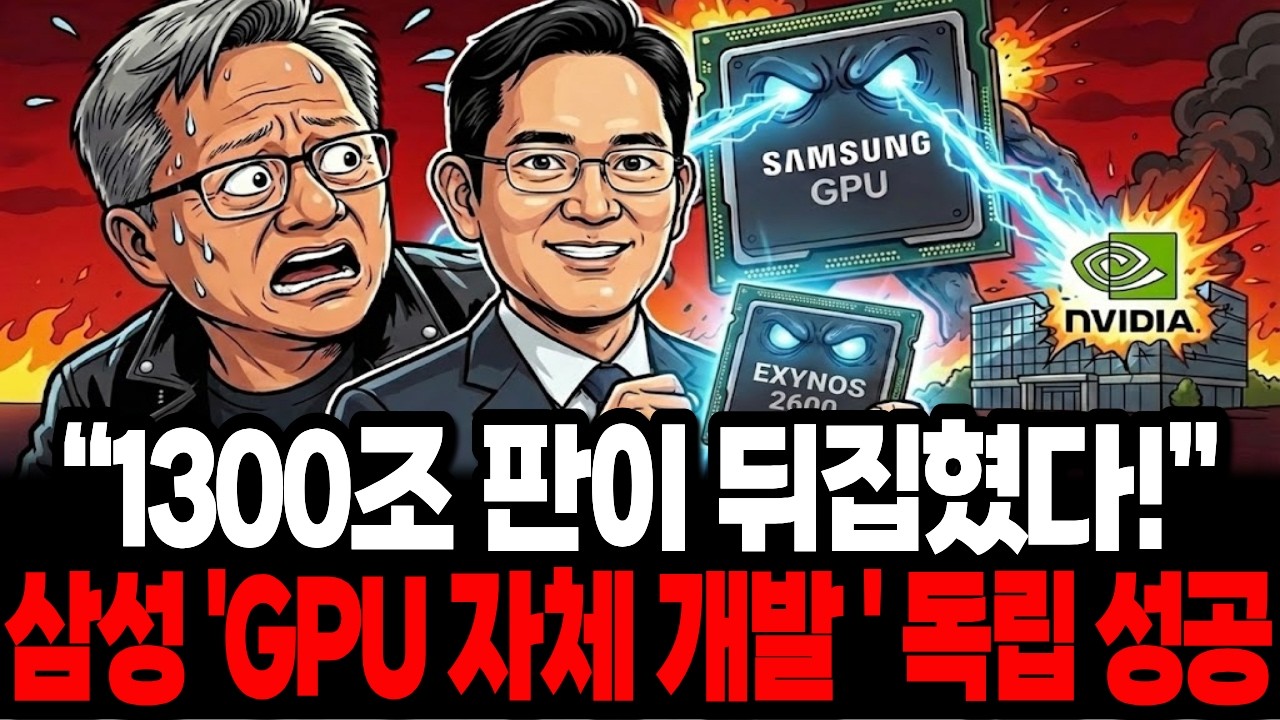삼성 1300조 독자 GPU의 역습! 엔비디아·TSMC가 동시에 비상 걸린 '진짜 이유'