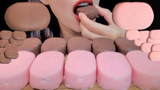 ASMR TICO ICE CREAM, MUKBANG, TICO PINK CHOCOLATE, EATING SOUND, 티코 초콜릿 아이스크림 먹방