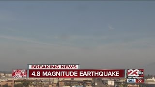 A 4.8 magnitude earthquake hit 3 miles south, southwest of wasco,
calif. at about 4:05 p.m. tuesday. ◂ 23abc news brings you up to the
minute breaking a...