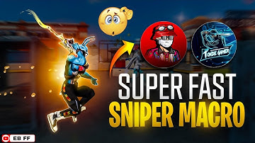 Ultra Fast Sniper Awm Macro | No Panel Required | Free Fire | BlueStacks Setup #superfastsniper