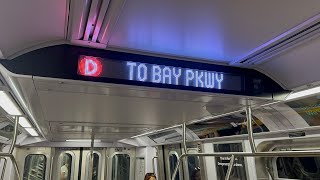 The West End Line: An R211 D train to Bay Parkway