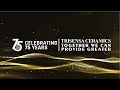 GREETING 75TH TRISENSA CERAMICS