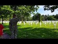 Taps in the Normandy American Cemetery