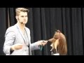 Teasing Haircut Technique SalonCentric Euro Show in Edison, NJ 2013 Dry Cutting Class with Matt Beck