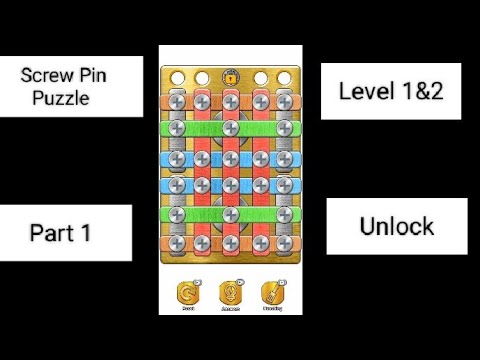 Screw Pin Puzzle Part 1 [Level 1&2] @SPP_Gaming_