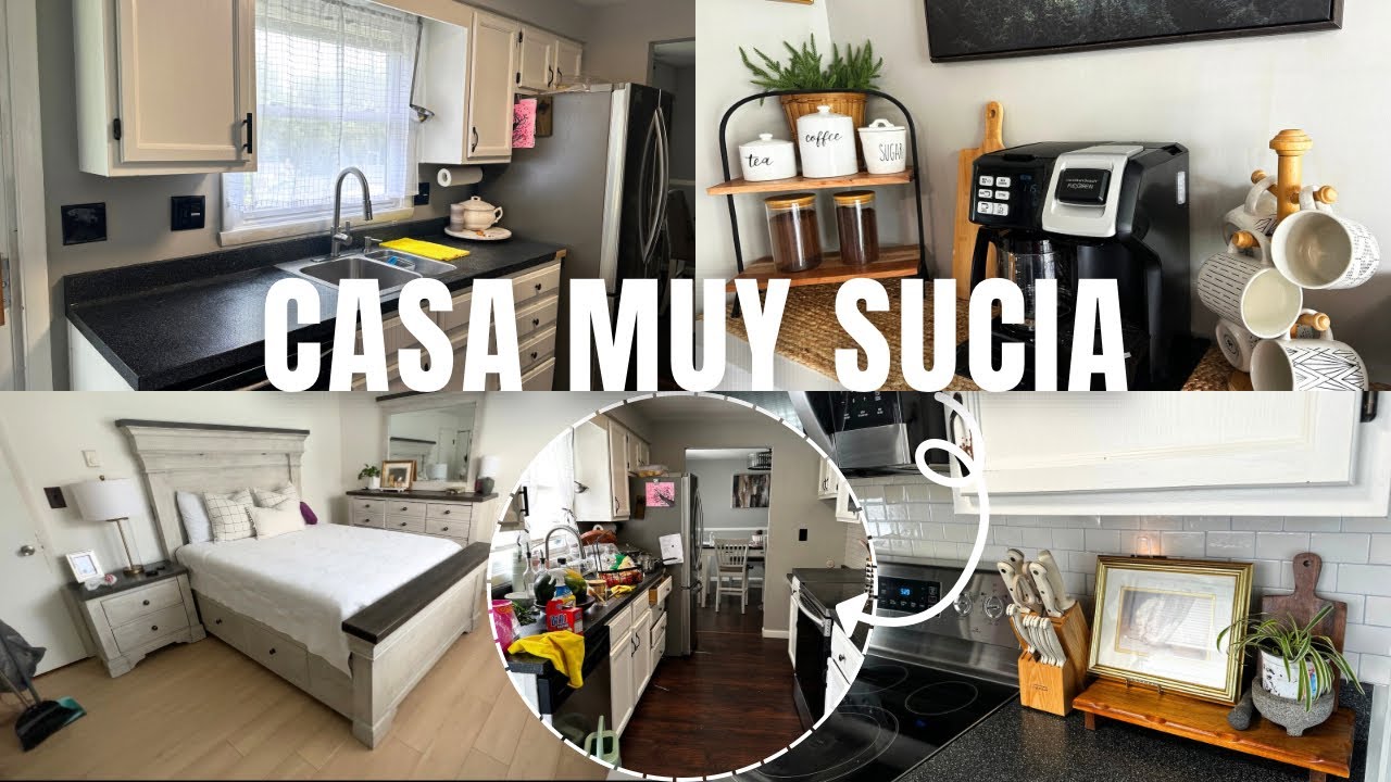 🚨LIMPIEZA PROFUNDA EN LA COCINA , COMEDOR, HABITACIÓN Y BAÑO |💪MOTÍVATE A LIMPIAR  | LIMPIA CONMIGO