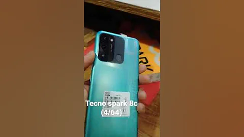 tecno spark 8 c (4/64) first impression #viralshorts #youtubeshorts #unboxing #trending #indiashorts