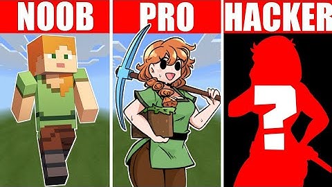 Alex NOOB vs PRO vs HACKER Minecraft Pixel Art
