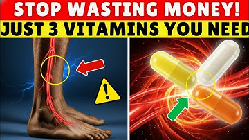 The ONLY 3 Vitamins You Need for Better Leg Circulation After 60 | Senior Health Tips