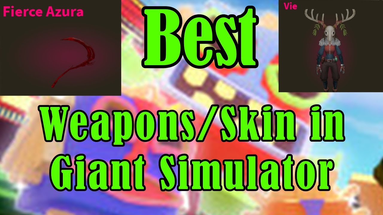 Best Swords and Skin in Giant Sim!!! Very fast tutorial! YouTube