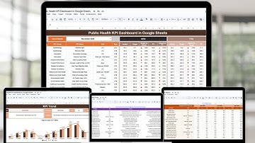 Public Health KPI Dashboard in Google Sheets