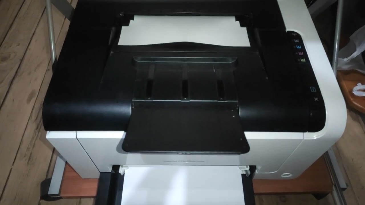 Prueba de Impresión Hp Láser CP1025NW a Color