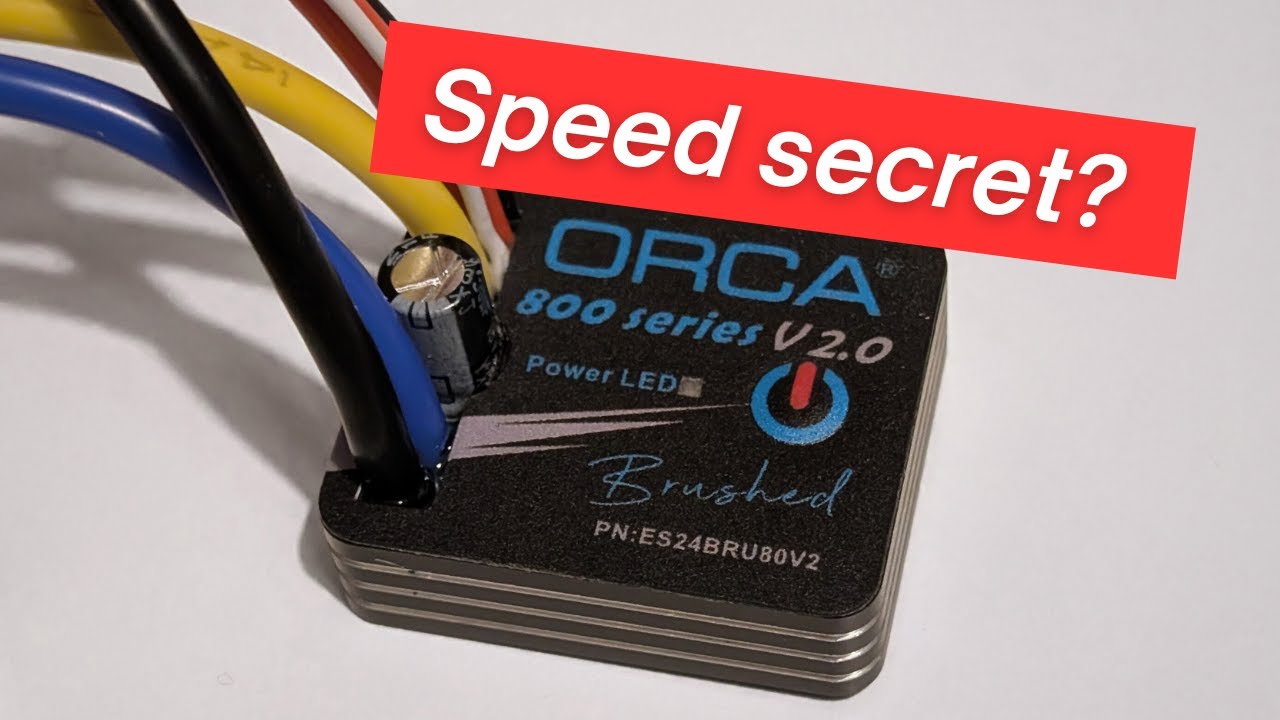 Регулятор скорости, о котором умалчивает даже производитель — ORCA 800 Brushed v2.0