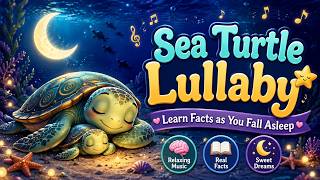 Relaxing Sea Turtle Lullaby | Ocean Bedtime Song for Kids