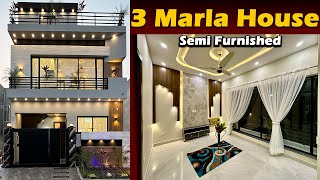 Semi Furnished 3 Marla Luxury House With 4 Beds For Sale In Al-Kabir Town-2 Lahore @AlAliGroup