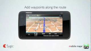 YouTube - Nokia N900 GPS Navigation - Sygic Mobile Maps Turn-By-Turn Navigation.flv