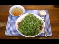 ここでしか食べられない山盛りパクチーの定食に感動する / 深せん