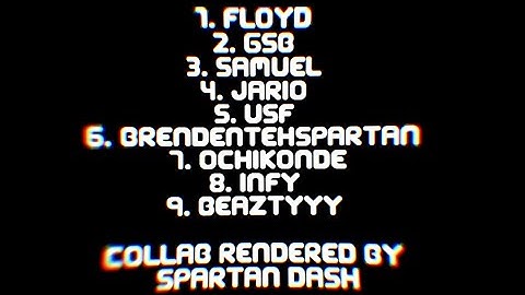 The 9 Part Sparta Audio Collab