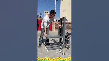 Electric forklift electric transporter One machine with multiple uses saves time and effort Save.