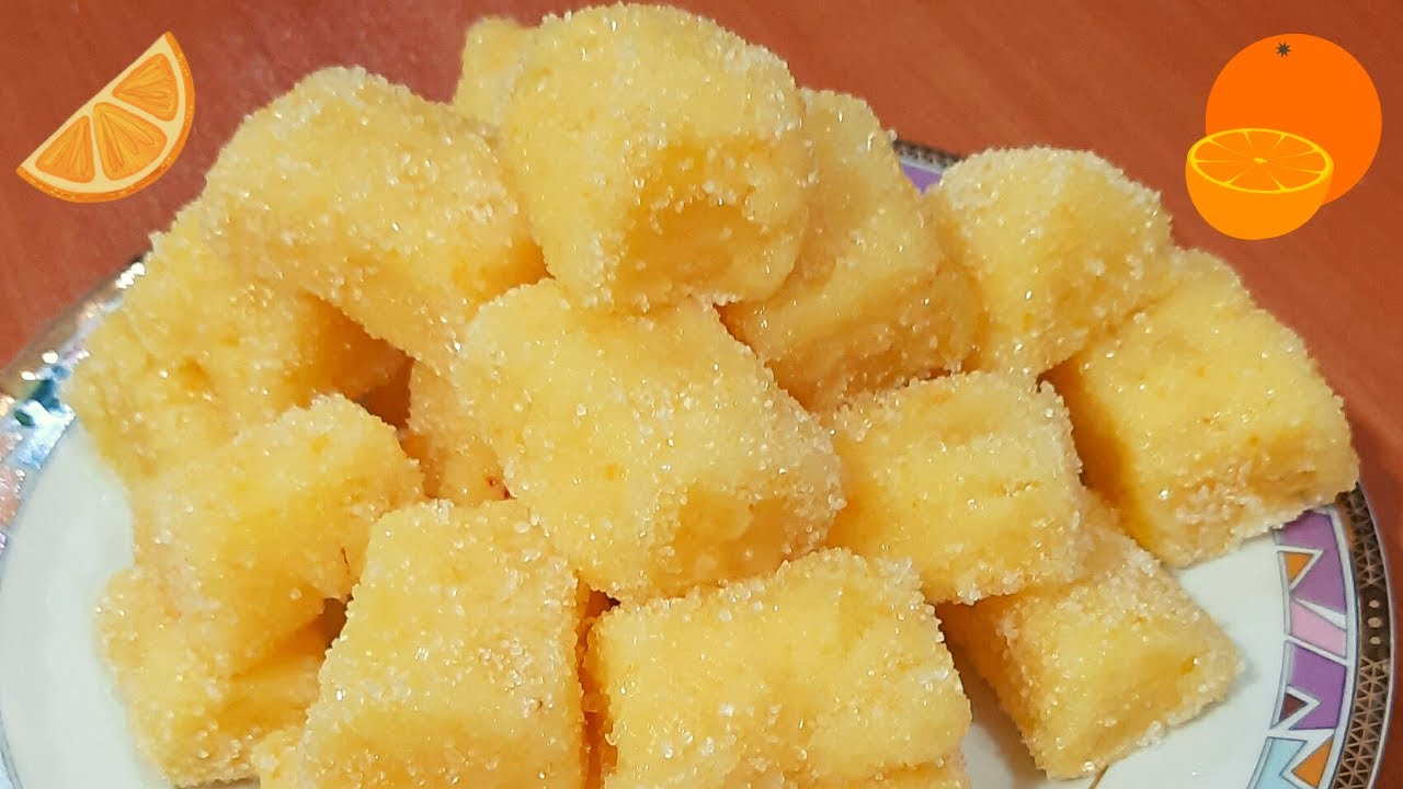 orange dessert recipe/make in 5 minutes/no oven no gelatin! orange