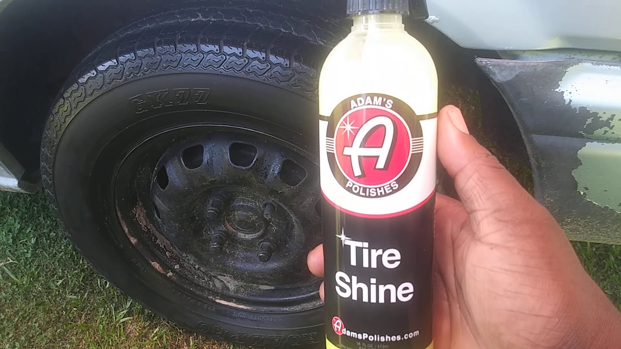 Adam's silicone base tire shine the best Adam's got from the line up