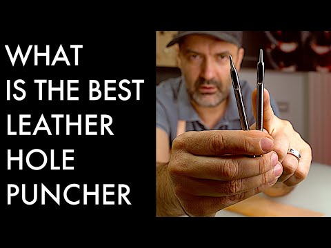 Video: Punches For Leather And Fabric: Sets Of Line Punches, Oval And Round French And Other Models. How To Pierce The Skin?