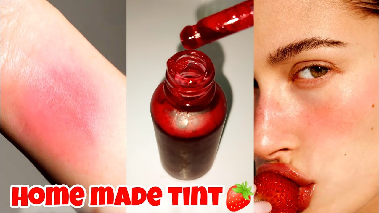 lip and cheek Tint Homemade tint with simple 3 ingredients BEST