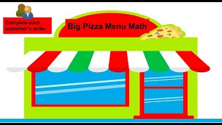 Pizza Menu Math