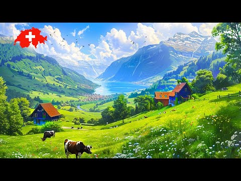 7 Fresh Spring Places In Switzerland Walking Tour 4K Most Beautiful Villages In Switzerland
