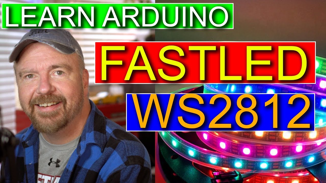 FastLED Tutorial for Beginners Part 1, Setup and Basics, WS2812b