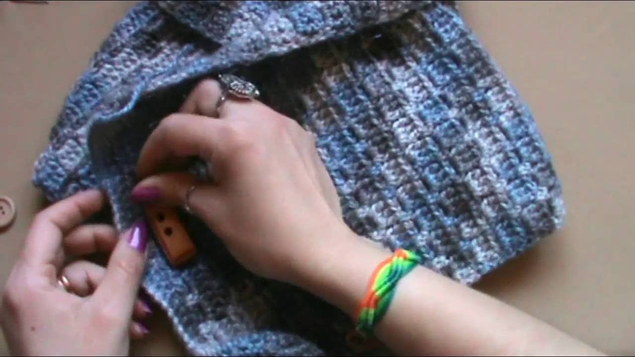 CUELLO TEJIDO A CROCHET PASO A PASO