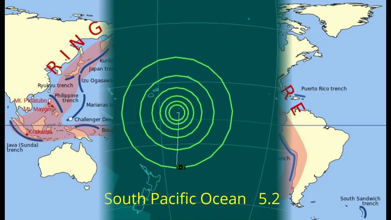 Ring of Fire Awakens Earthquakes Worldwide 2016 YouTube