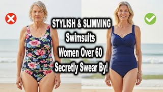 Best Swimsuits for Women Over 60  Look Confident & Stylish at the Beach | Women over 60