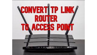 TP Link Router to Access Point Setup #internet #router #mikrotik