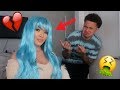 I WORE A CRAZY WIG TO SEE HOW MY BOYFRIEND WOULD REACT!! ** HE THINKS IM UGLY! **