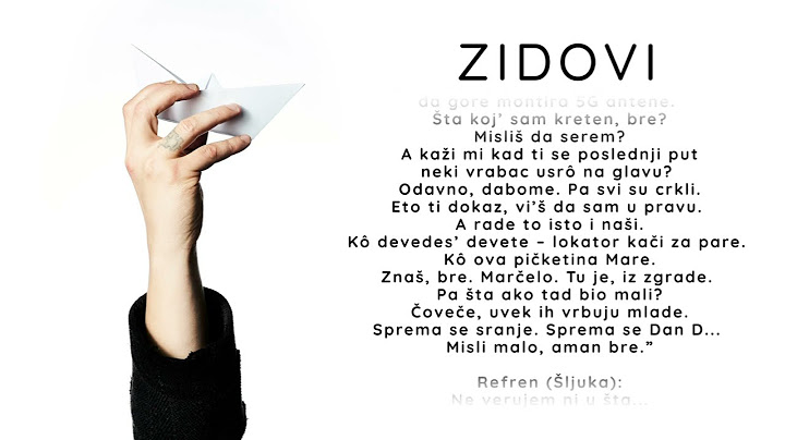 6. Marčelo i Šljuka - ZIDOVI