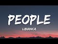 Libianca - People (Lyrics) ft. Becky G