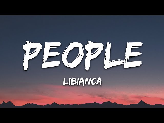 Libianca - People (Lyrics) ft. Becky G class=