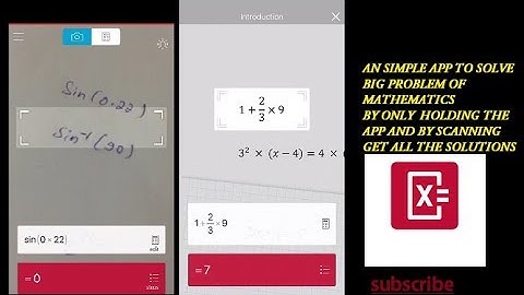 using the phone camera :solve the algebra geometry and all other mathematical problem @PSCUTUBE