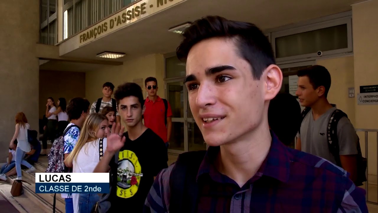 La rentrée des lycéens