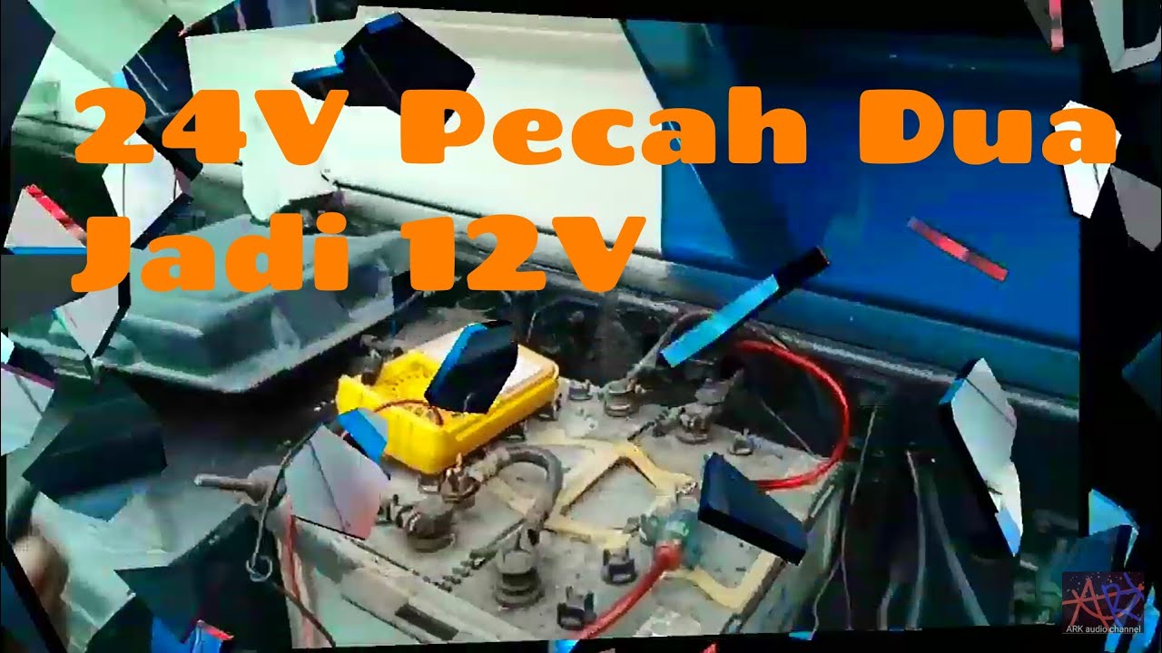 24V To 12V/ Install radio/sounds system in truck HINO YouTube