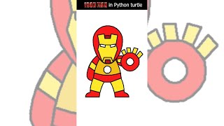 You can draw Iron Man in Python 😮 #shorts