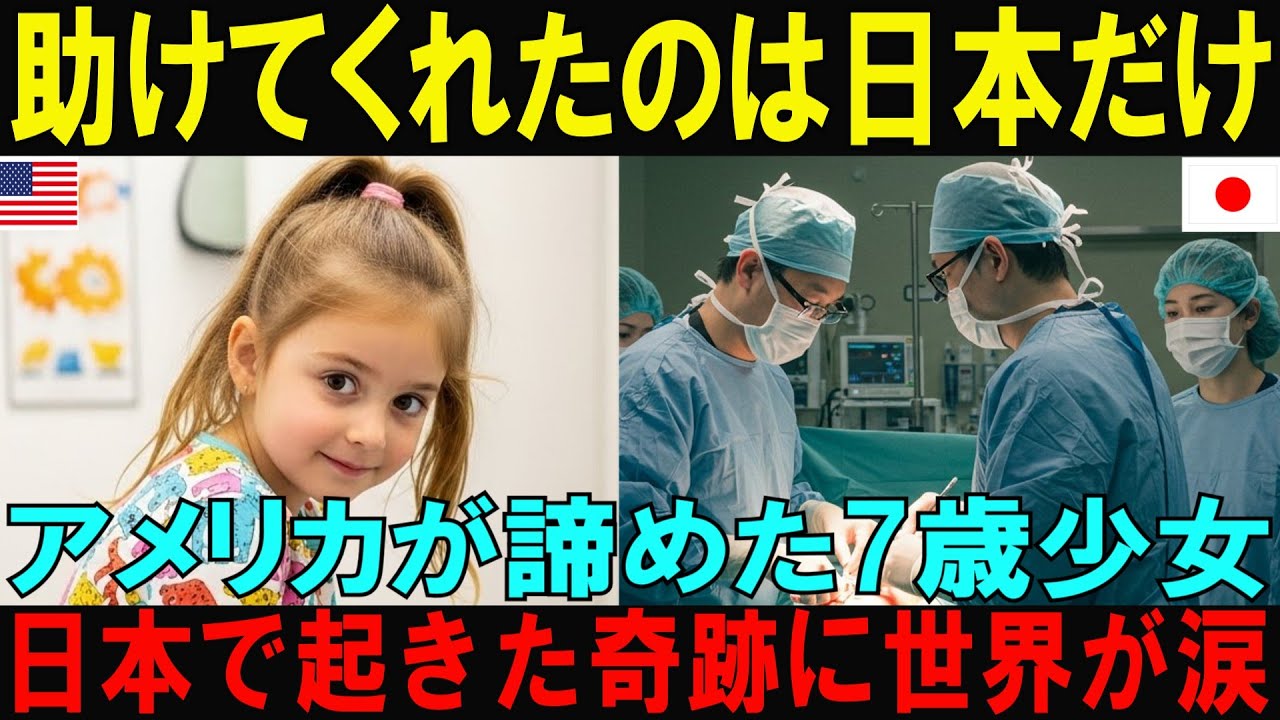 【海外の反応】医療費1億円払えず絶望した母娘が日本で掴んだ奇跡に涙腺崩壊【日本称賛】